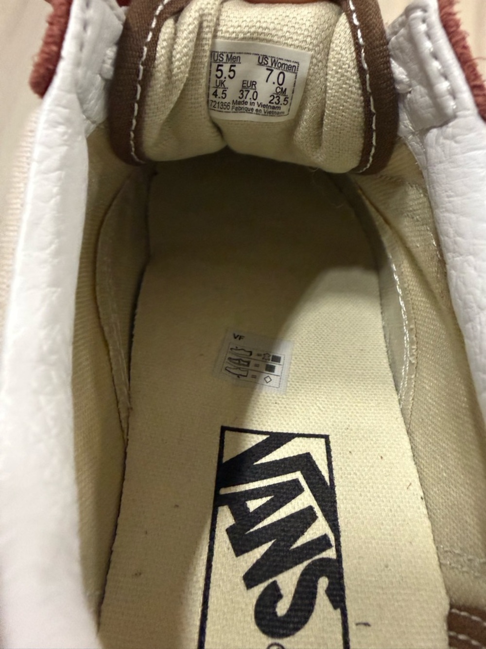 Vans Old Skool stacking earthy blocking/gum Womens size 7 - Picture 5 of 6